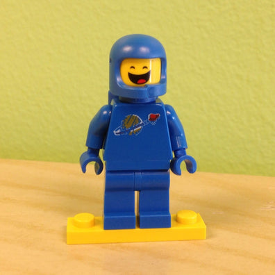 LEGO Minifigure-Benny (Closed Eyes)-The LEGO Movie-TLM094-Creative Brick Builders